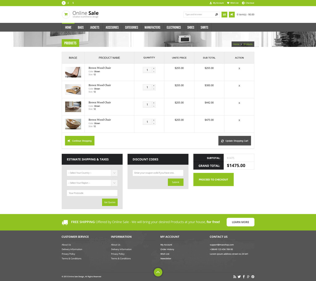 Webshop til pizzaria
